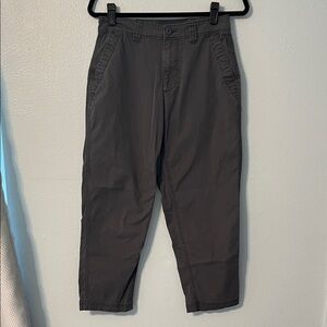 Old Navy Women's Dark Gray Cropped Pants